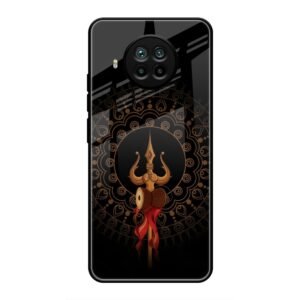 Beautiful art With Trishool Glass Case for Mi 11 Lite