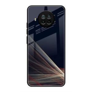 Waves Printed Glass Case for Mi 10i