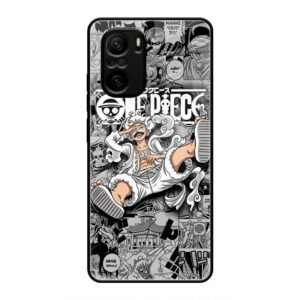 One Piece Manga Collage Glass Case for Mi 10X