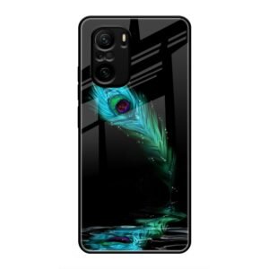 Lord Krishna Glass Case for Mi 10X