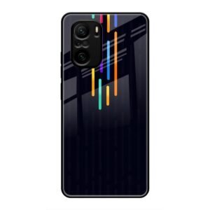 Neon Light Glass Case for Mi 10X