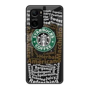 Starbucks Coffee Name Glass Case for Mi 10X