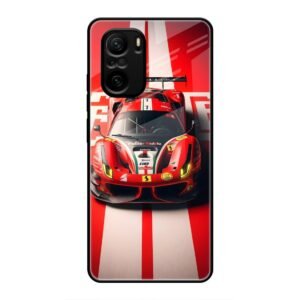 Ferrari Racing Glory Glass Case for Mi 10X
