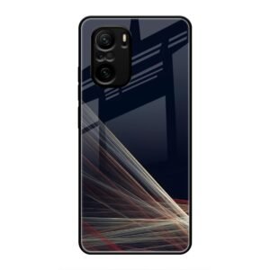 Waves Printed Glass Case for Mi 10X