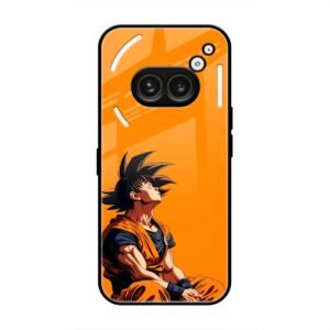 Contemplative Goku in Orange Glass Case for Nothing Phone 2a