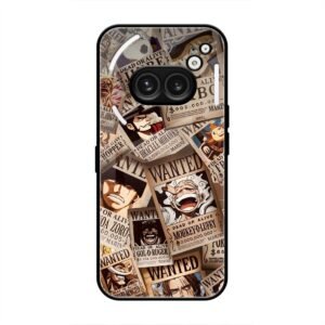 One Piece Wanted Poster Collage Glass Case for Nothing Phone 2a