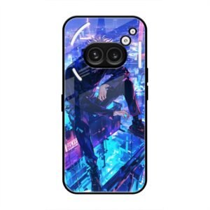 Cyberpunk Vigilante Glass Case for Nothing Phone 2a