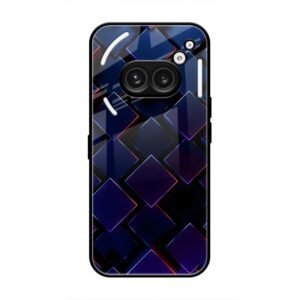 3D Square Glass Case for Nothing Phone 2a