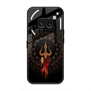 Beautiful art With Trishool Glass Case for Nothing Phone 2a