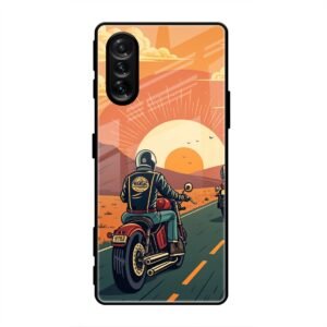 Wheels & Wanderlust Glass Case for Poco F3 Gt