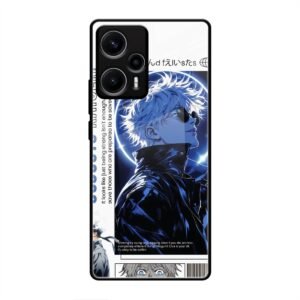 Jujutsu Kaisen Character Poster Glass Case for Poco F5