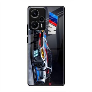 BMW Motorsport Glass Case for Poco F5