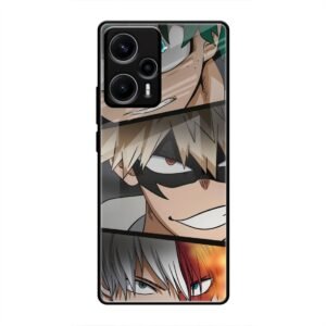 Determined Heroes Glass Case for Poco F5
