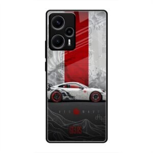 GT3 RS Heo Wave Glass Case for Poco F5