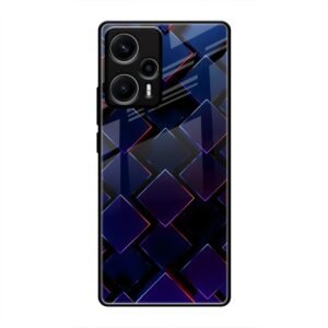 3D Square Glass Case for Poco F5