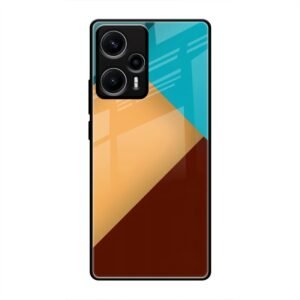 Abstract Color Glass Case for Poco F5