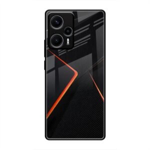 Abstract Line Glass Case for Poco F5