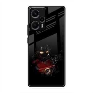 Iron Man Glass Case for Poco F5