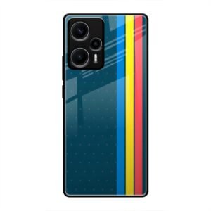 Lines Mobile Glass Case for Poco F5