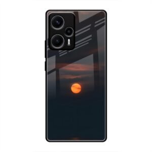 Sunset Glass Case for Poco F5