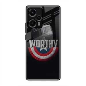 Thor and Caption America Glass Case for Poco F5
