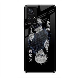 Duality of Satoru Gojo Glass Case for Poco M4 Pro
