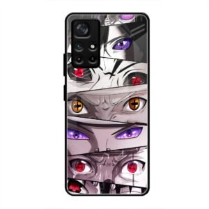 Eyes of the Uchiha Clan Glass Case for Poco M4 Pro