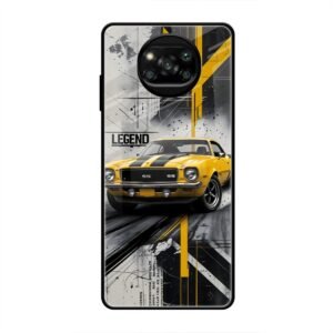 American Muscle Legacy Glass Case for Poco X3 Pro