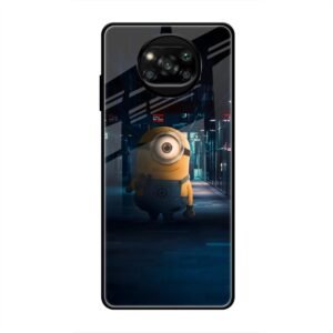 Minions Glass Case for Poco X3 Pro