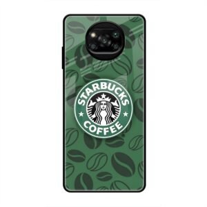 Starbucks Coffee Glass Case for Poco X3 Pro