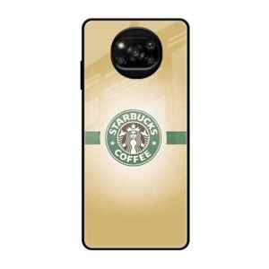 Starbucks Glass Case for Poco X3 Pro