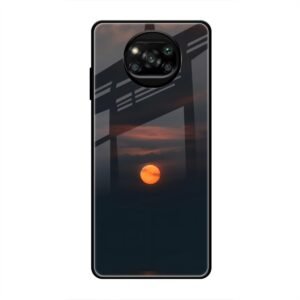 Sunset Glass Case for Poco X3 Pro