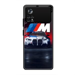 M Power Dominance Glass Case for Poco X4 Pro