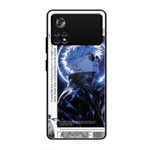 Jujutsu Kaisen Character Poster Glass Case for Poco X4 Pro