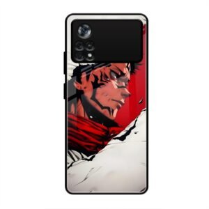 Torn Reality The Marked Warrior Glass Case for Poco X4 Pro