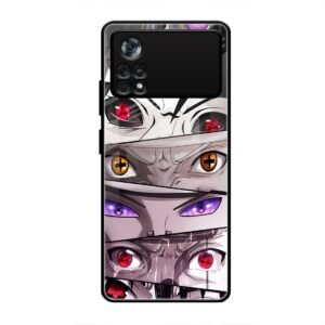 Eyes of the Uchiha Clan Glass Case for Poco X4 Pro