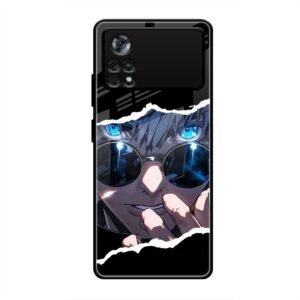Azure Enigma Glass Case for Poco X4 Pro