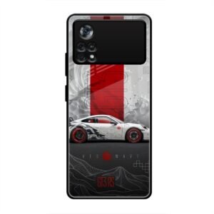 GT3 RS Heo Wave Glass Case for Poco X4 Pro