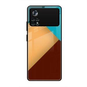 Abstract Color Glass Case for Poco X4 Pro