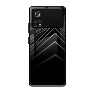 Square Illusion Glass Case for Poco X4 Pro