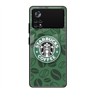 Starbucks Coffee Glass Case for Poco X4 Pro