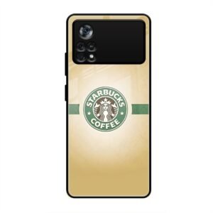 Starbucks Glass Case for Poco X4 Pro