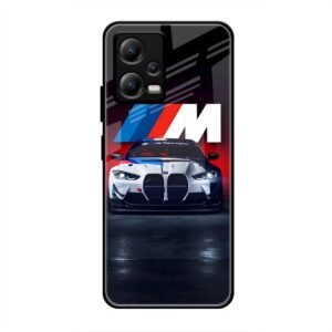 M Power Dominance Glass Case for Poco X5