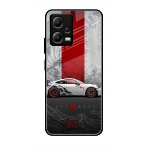 GT3 RS Heo Wave Glass Case for Poco X5