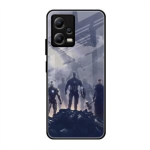 Caption America Glass Case for Poco X5