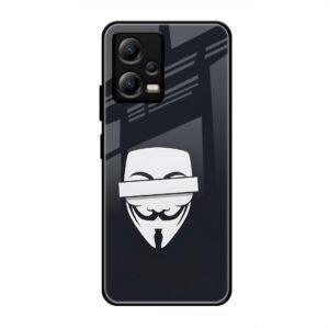 Money Hiest Glass Case for Poco X5