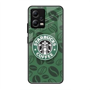 Starbucks Coffee Glass Case for Poco X5