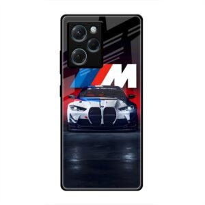M Power Dominance Glass Case for Poco X5 Pro