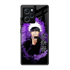 Gojo Satoru - The Honored One Glass Case for Poco X5 Pro
