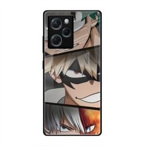 Determined Heroes Glass Case for Poco X5 Pro
